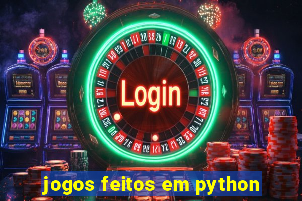 jogos feitos em python